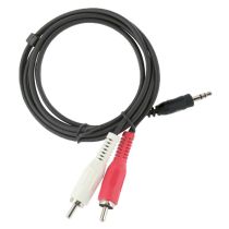 KABEL EDENWOOD JACK 3,5 / 2 RCA Zwart 3